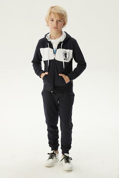 Bikkembergs BG Store Boy's Navy Blue Tracksuit Top
