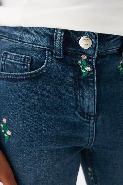 SWATSKY Bg Store Girl's Indigo Trousers 22Fw0Sw6207