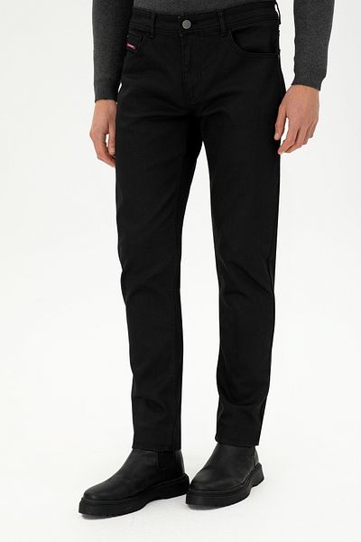U.S. Polo Assn. Ανδρικό μαύρο τζιν παντελόνι 50289469 -DN0027