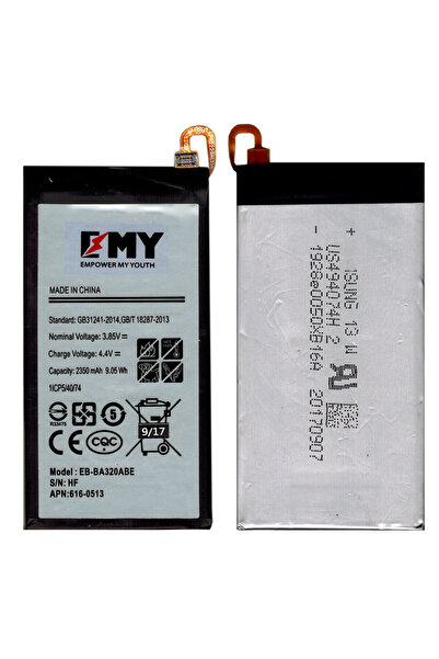 Smart Tech Samsung Galaxy A3 2017 A320 Uyumlu Emy Batarya