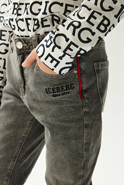 Iceberg Bg Store Erkek Çocuk Siyah Pantolon