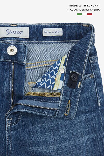 SWATSKY BG Store Erkek Çocuk Denim Pantolon 23PFWSW5209