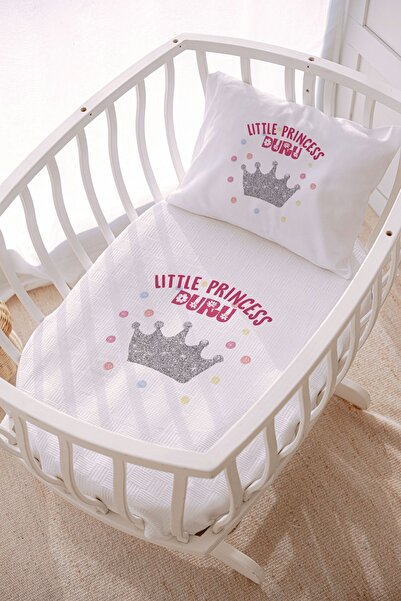 Lilabio İsme Özel 70x120 Park Yatak Ve Anne Yanı Pike Seti Little Princess