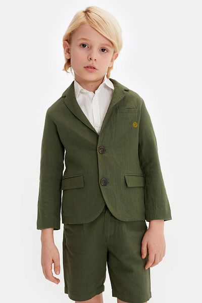 Nebbati Μπουφάν Bg Store Boy Khaki 23ss0nb3705