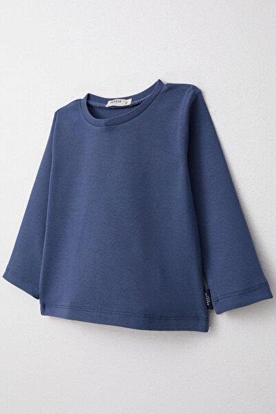Breeze Boy's Long Sleeve T-Shirt Basic 1-4 Years, Indigo