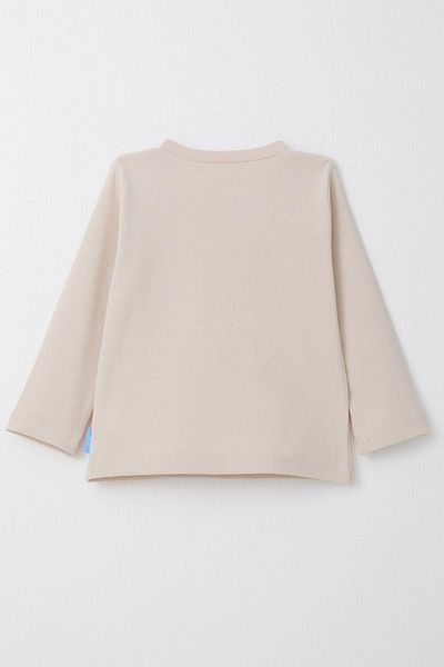 Breeze 1-4 Years Boy Beige Long Sleeve T-Shirt