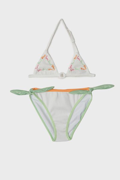 Tyess Bg Store Girl's White Bikini 23ss0tj4018