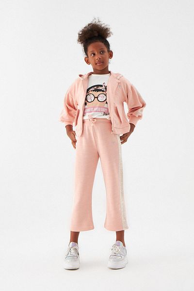 Tyess Bg Store Girl's Pink Tracksuit Top 22Fw1Tj4441