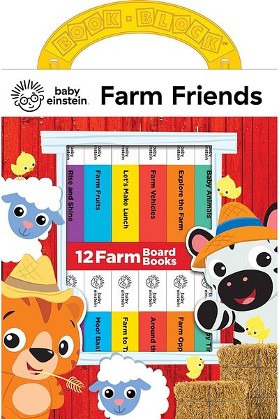 pi kids Baby Einstein - My First Book with Animals 12 Pieces Set