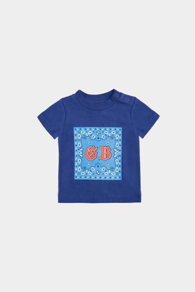 GB Baby بي جي ستور بيبي بوي تي شيرت أزرق 23pssbg1507