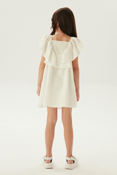Tyess Bg Store Girls White Dress