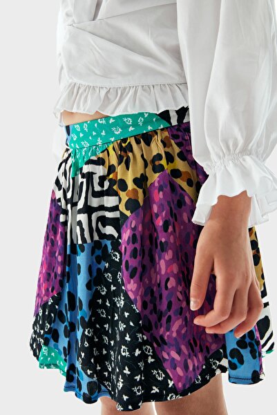 Tyess Bg Store Girl's Patterned Skirt 23Pfwtj4301