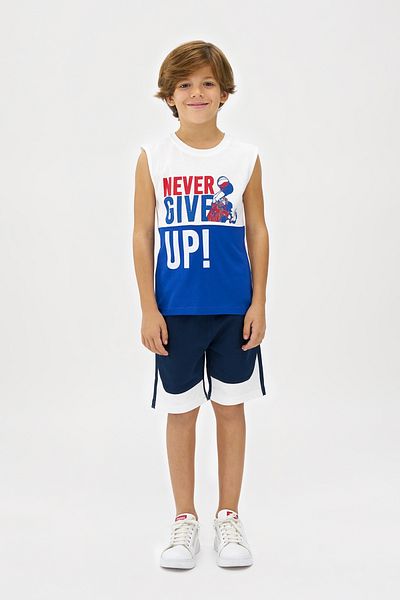 Panço Bedrucktes Sax-Tanktop für Jungen