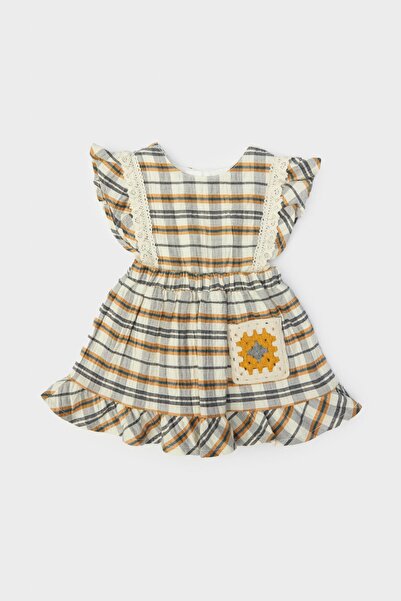 Layette Bg Store Baby Girl Patterned Dress 23Fw0Lt7901