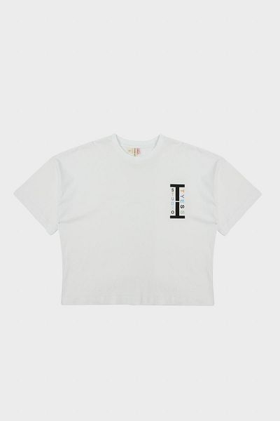 Tyess Bg Store Girl's White T-shirt 23pfwtj4504