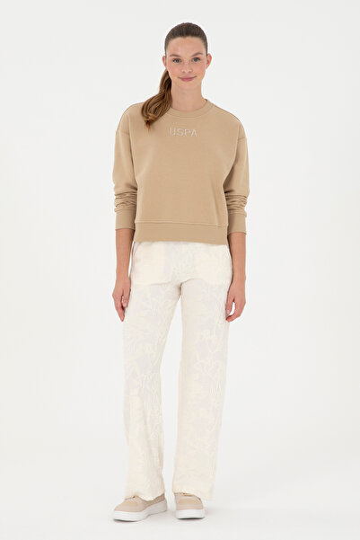 U.S. Polo Assn. Women's Cream Sweatpants 50294639 -Vr071