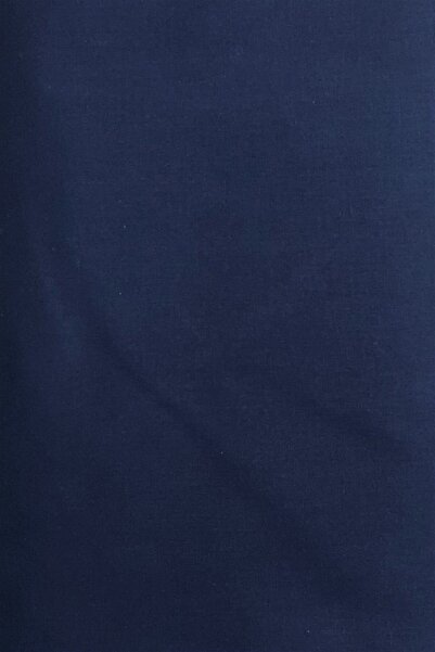 AS TEKSTİL Poplin Kumaş Lacivert %100 Pamuk Süper Lüks Akfil (1 METRE)