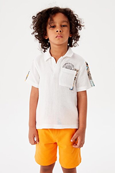 Nebbati Μπλουζάκι BG Store Boy Grey