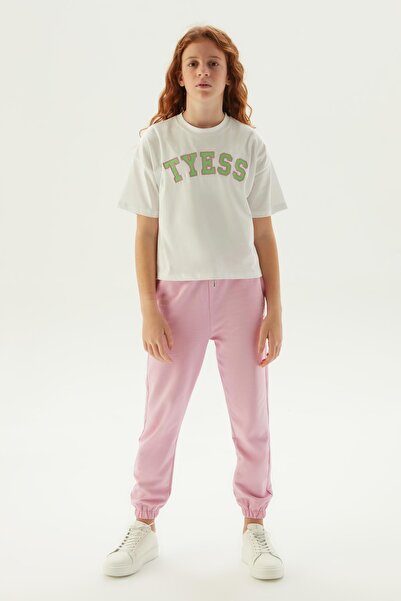 Tyess BG Store Girl's White T-Shirt