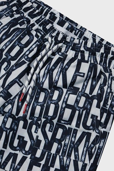 Bikkembergs Bg Store Boy Тъмносини бански шорти 23ss1bk1579