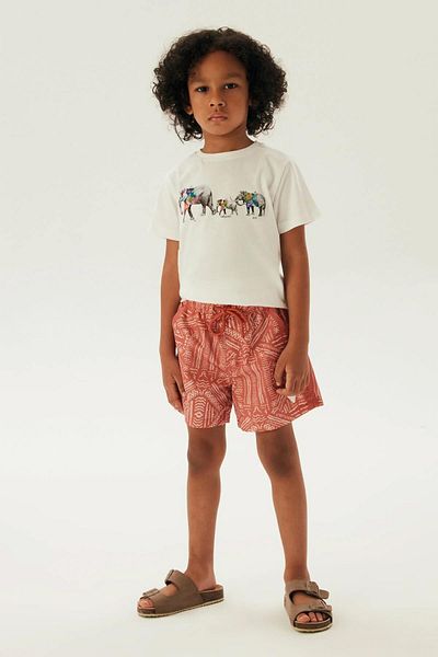 Nebbati Bg Store Boys' Patterned Swim Shorts
