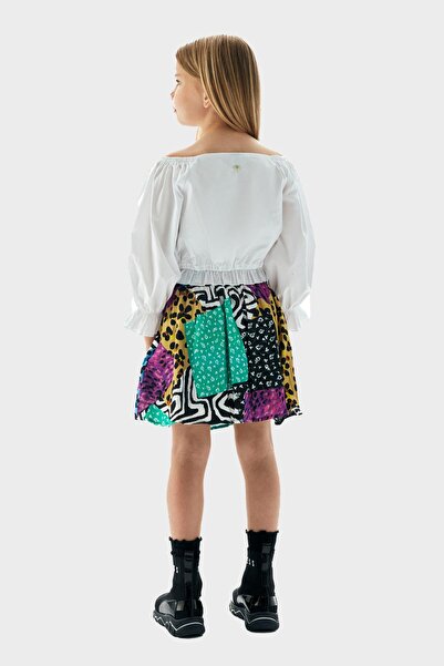 Tyess Bg Store Girl's Patterned Skirt 23Pfwtj4301
