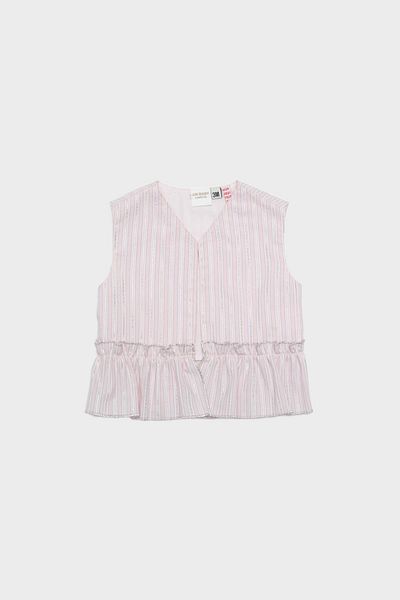 Layette Bg Store Baby Girl Pink Vest 23Ss0Lt7710