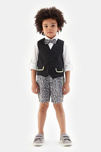 Nebbati سترة للأولاد منقوشة من Bg Store 23ss1nb3716