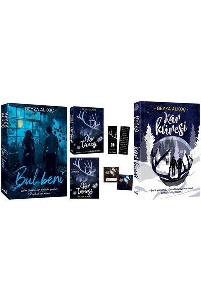 İndigo Kitap Bul Beni + Kar Tanesi + Kar Küresi 3 'lü Set Karton Kapak Beyza ...