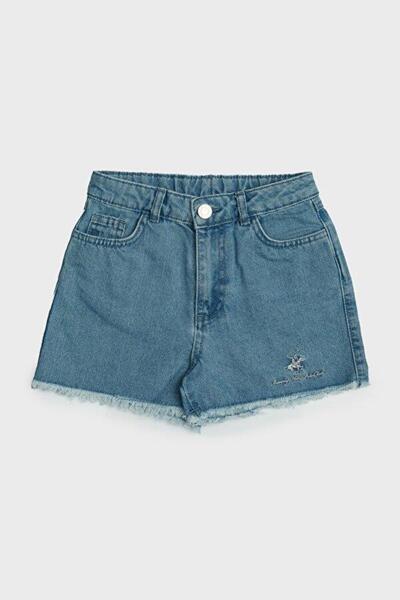 Beverly Hills Polo Club BG Store Kız Çocuk Denim Şort 23SS2BHG114