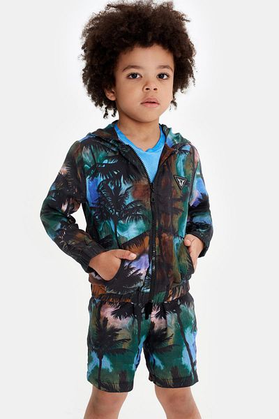 Nebbati Bg Store Boy's Patterned Tracksuit Top 23ss0nb3411