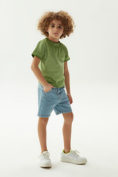 Nebbati Bg Store Pantaloni scurți din denim pentru băieți