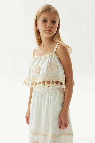 Tyess Fusta Ecru pentru fete Bg Store