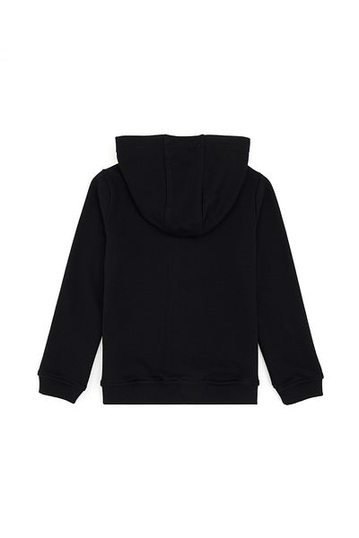 U.S. Polo Assn. Черен базов суичър с цип за момче 50289144 -Vr046