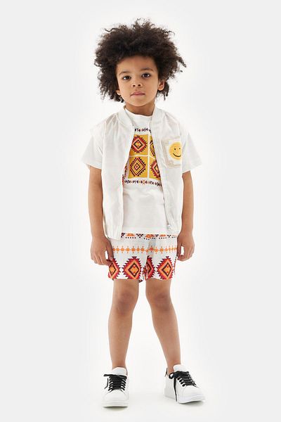 Nebbati Bg Store Boy's Ecru Vest 23Ss2Nb3721