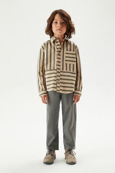 Nebbati BG Store Шарена риза за момче 23FW0NB3606