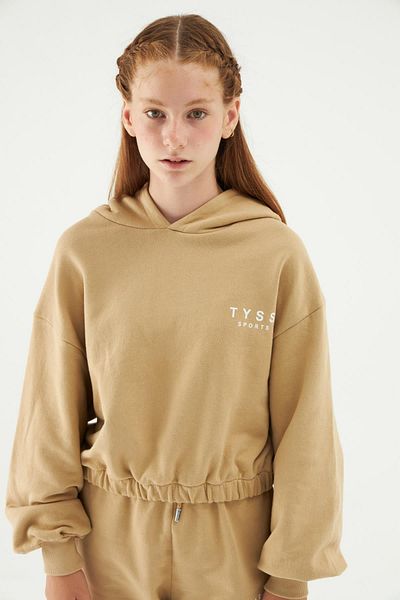 Tyess Bg Store Girl Beige Sweatshirt 22Pfwtj4402