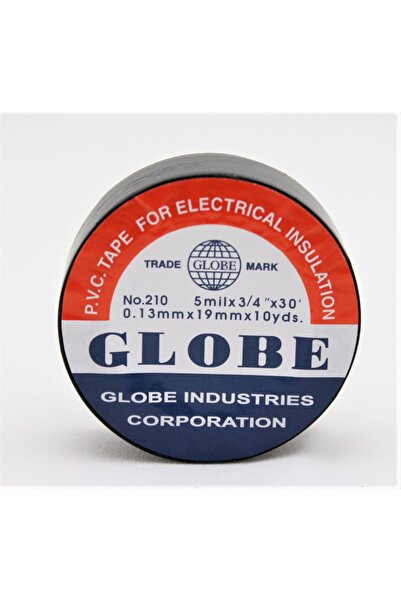Globe Pvc Elektrik İzolasyon Bant "0.13X19X10Yards" (Siyah)