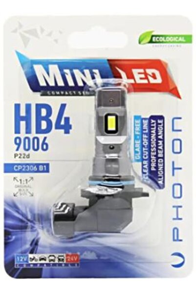 Photon MİNİ HB4 9006 12-24V COMPACT LED 2 ADET UYUMLU