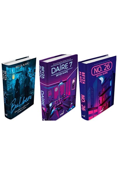 İndigo Kitap Bul Beni + Daire 7 + No 26 Ciltli 3 'lü Set Beyza Alkoç