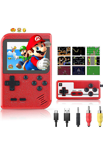 qasul 400 Oyunlu Atari Sup Game Box Konsollu Model Tv Bağlanan Oyun Konsolu