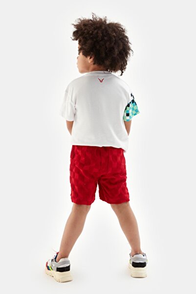 Nebbati Bg Store Boy's Red Shorts 23Ss1Nb3157
