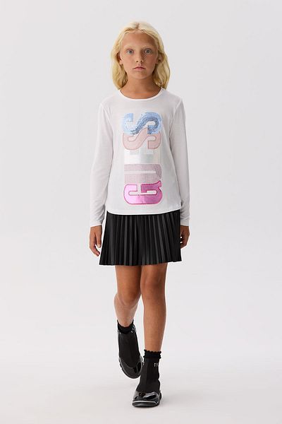 Guess Bg Store Girl's White T-Shirt