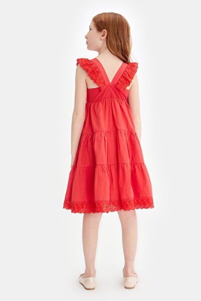 Tyess Bg Store Girl's Red Dress 23Ss0Tj4909