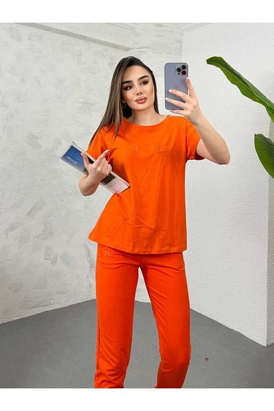 Koza Butik Γυναικείο Κέντημα Λεπτομερές Σετ Φούτερ Basic 3814-23