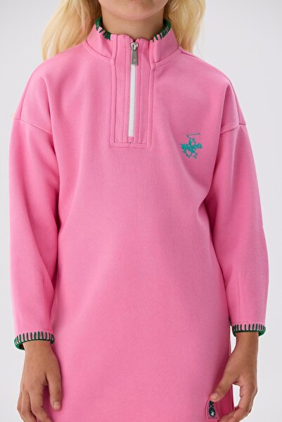 Beverly Hills Polo Club BG Store Kız Çocuk Pembe Elbise