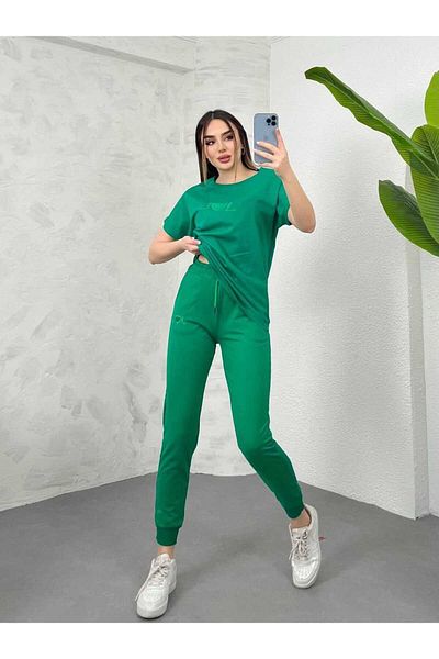 Koza Butik Γυναικείο Κέντημα Λεπτομερές Σετ Φούτερ Basic 3814-23