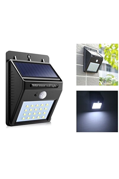 Demiray Starmax Sensörlü Solar Duvar Lambası 20 Ledli