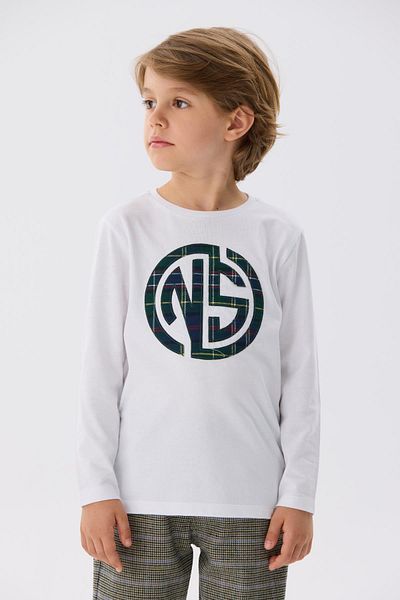 Nebbati Bg Store Boy White T-shirt