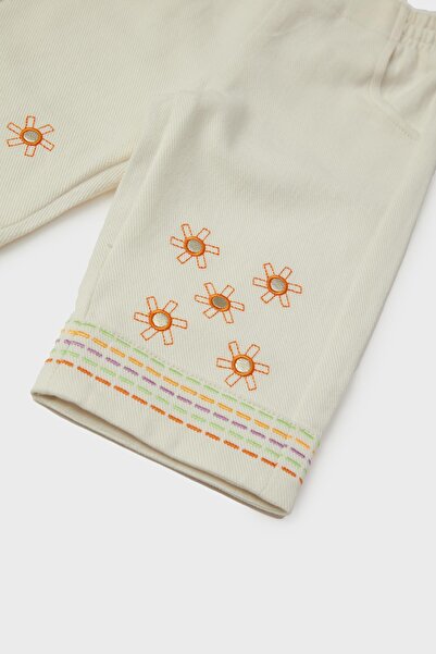 GB Baby BG Store Kız Bebek Ekru Pantolon